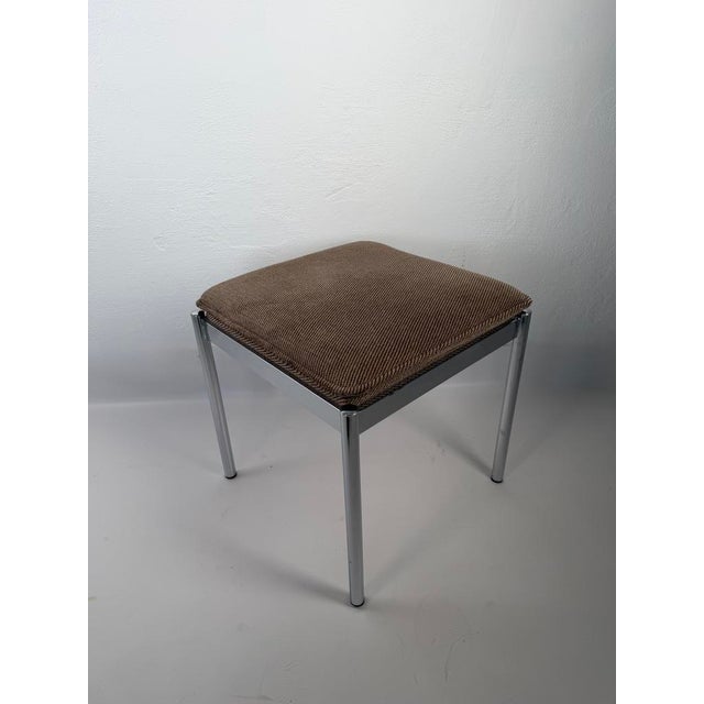 Space Age Chrome Stool from Mayer, Germany, 1970s For Sale - Image 4 of 11
