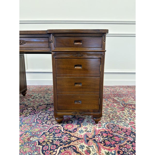 English Desk with Black Inlay For Sale - Image 10 of 17