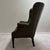Textile Early 2000s Hickory Chair Isaac Wing Chair in Olive Wool Felt Upholstery For Sale - Image 7 of 12