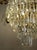 Metal Empire-Style Chandelier in Cut Crystal, Italy, 1950s For Sale - Image 7 of 13