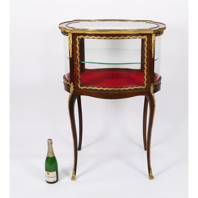 Antique Ormolu Mounted Bijouterie Display Cabinet, 19th Century For Sale - Image 18 of 18