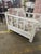 White Wicker and Rattan Henry Link Style Club Chair For Sale - Image 9 of 10