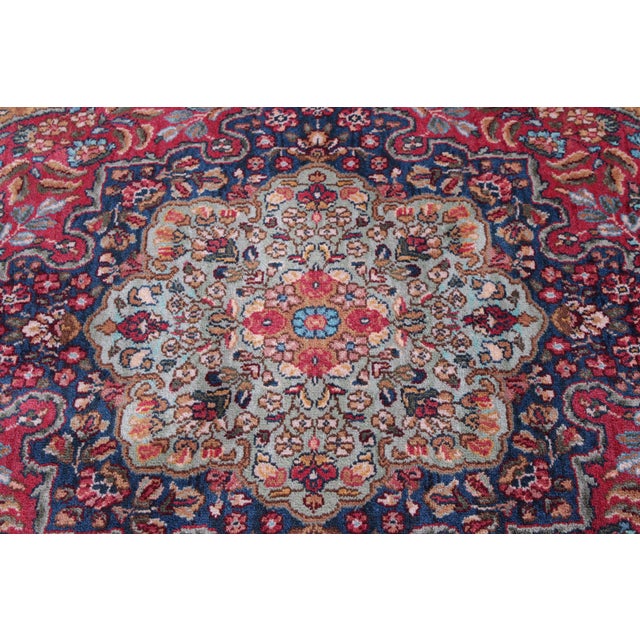 Textile Karastan Medallion Multicolor Approx. 8’8” X 12’ Wool Rug For Sale - Image 7 of 16