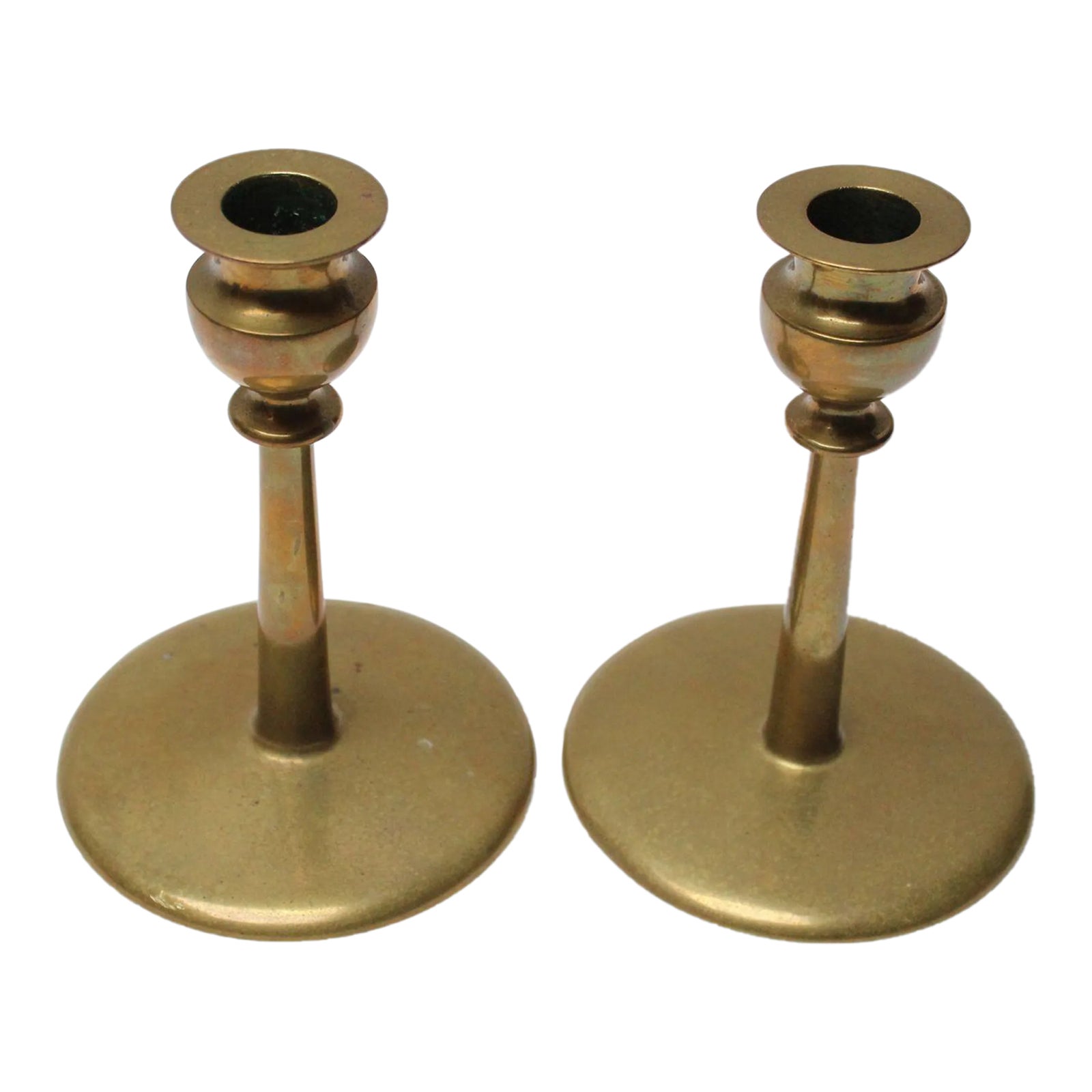 Vintage JarvieStyle Brass Candlesticks Chairish