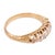 19th Century Victorian Old Mine Cut Diamond 14k Yellow Gold 6 Stone Band, Size 5.5 For Sale - Image 4 of 6