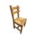 Brutalist Rare Set of 8 Vintage Brutalist Dining Chairs, in the Style of DePuydt For Sale - Image 3 of 4