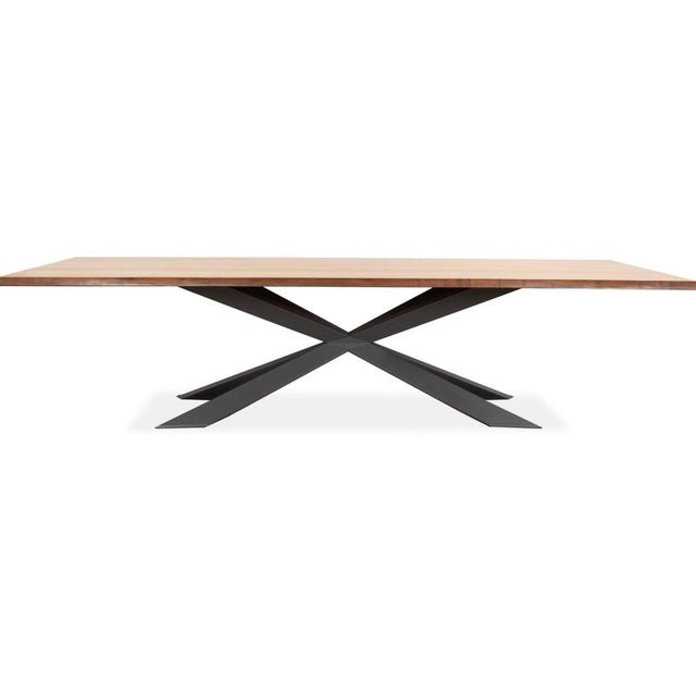 Cattelan Italia Spyder Wooden Dining Table in Brown Anthracite For Sale - Image 11 of 14