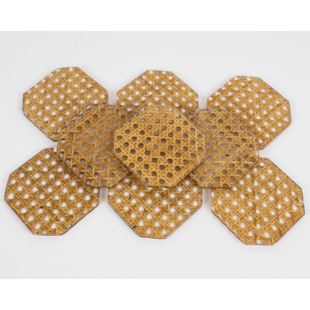 This stunning barware coaster set was designed for the Christian Dior Interior Collection. The pieces were crafted in...