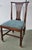 Brown 19th Century Martin Chippendale Style Mahogany and Upholstered Side Chair on Casters For Sale - Image 8 of 9