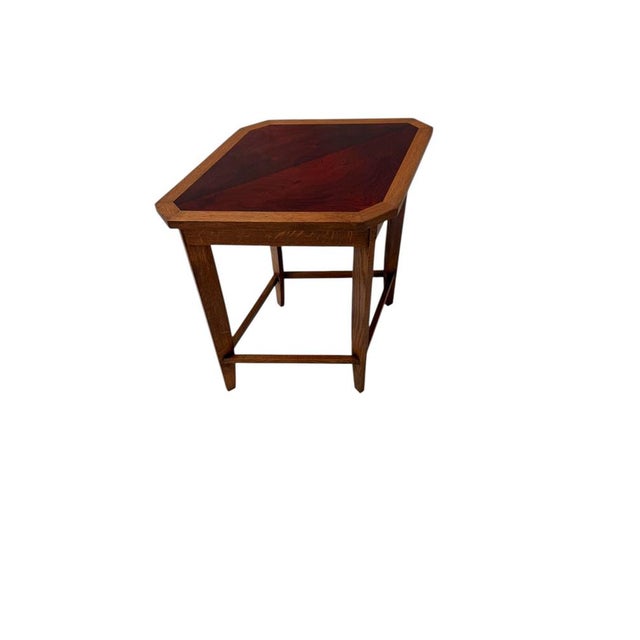 1920s Art Deco Modernist Octagonal Side Table by Paul Bromberg for Pander, 1920s For Sale - Image 5 of 13
