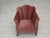 1950s Danish Armchair in Velour and Oak, 1950s For Sale - Image 5 of 18