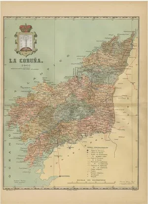 A Cartographic View of Galicias Maritime Province, 1901