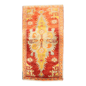 Zabihi Collection Red Turkish Sivas Small Rug