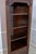 Stickley Cherry Lighted Tall Glass Shelf Open Bookcase For Sale - Image 12 of 18