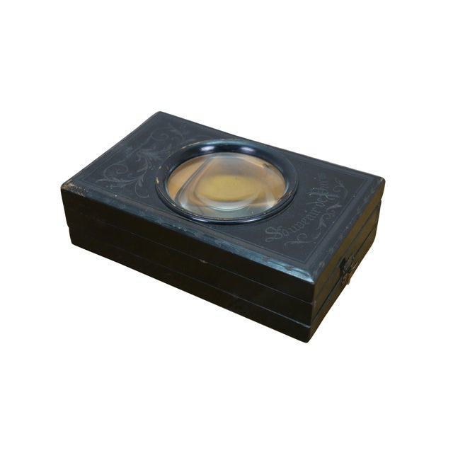 Antique French Napoleon III Stereo Graphoscope Looking Glass Photo Magnifier For Sale - Image 4 of 16