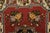 Textile Bakhtiari Rug 3’6” X 4’9” Red Wool Vintage Traditional Hand-Knotted Carpet For Sale - Image 7 of 11