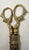 Antique 19th Century Victorian Sewing Scissors Dagger W/ Brass Handles & Sheath For Sale - Image 10 of 11