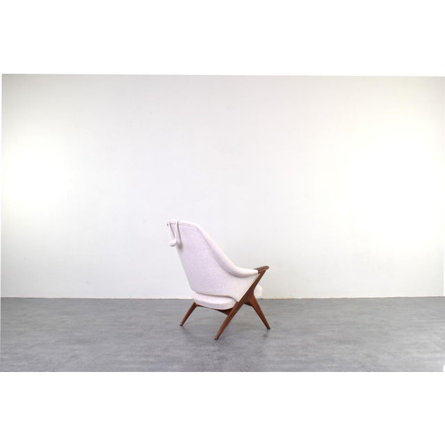 1950s Mid-Century Teak Bravo Lounge Chair by Sigurd Resell for Rastad & Relling, 1957 For Sale - Image 5 of 13