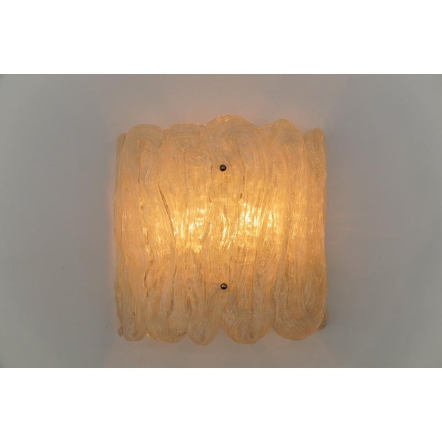 Large Murano Glass Wall Lamp from J.T. Kalmar, 1960s For Sale - Image 4 of 14