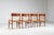 Brown Danish Dining Chairs in Teak and Paper Cord, Denmark, 1960, Set of 4 For Sale - Image 8 of 16