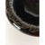Mid-Century Modern Art Deco Black Glass Candy Dish With Sterling Silver For Sale - Image 3 of 8