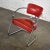 Mid 20th Century Art Deco Streamline Modern Bauhaus Accent Chair Cantilever Chrome & Red Vinyl Attributed to Kem Weber for Lloyd’s Manufacturing For Sale - Image 5 of 13