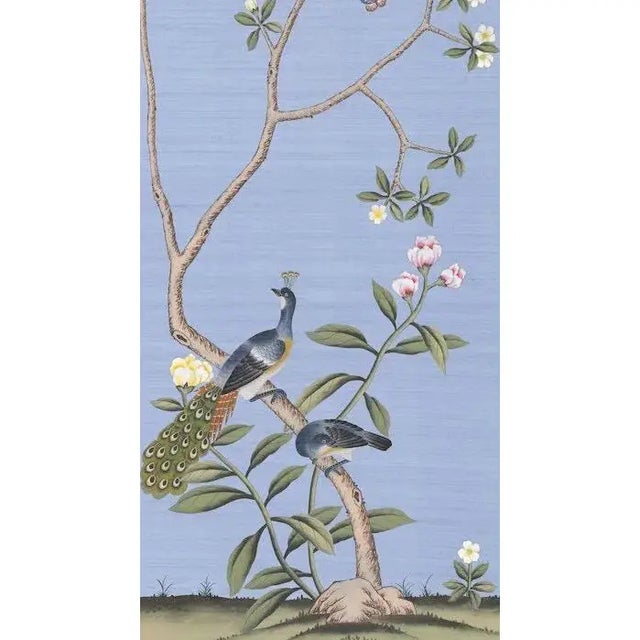 24"*48", Chinoiserie Wall Artwork, Wallpaper Panel - Set of ( No Frame) For Sale - Image 6 of 9
