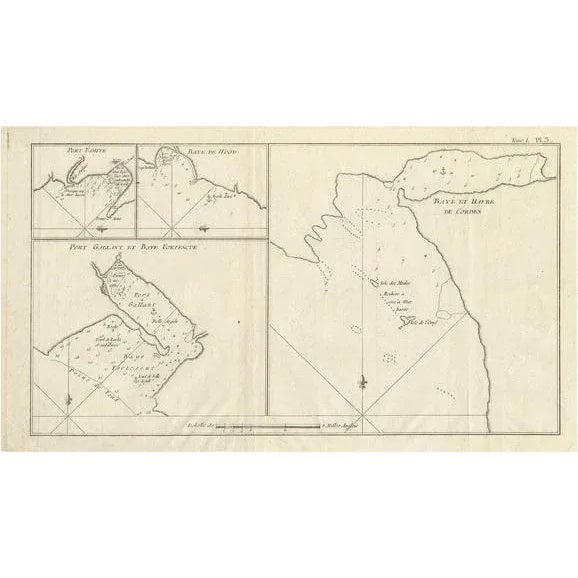 Antique Map of Cordes Bay For Sale - Image 6 of 6