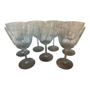 Mid 20th Century Celeste by Seneca Starburst Glasses- Set of 7