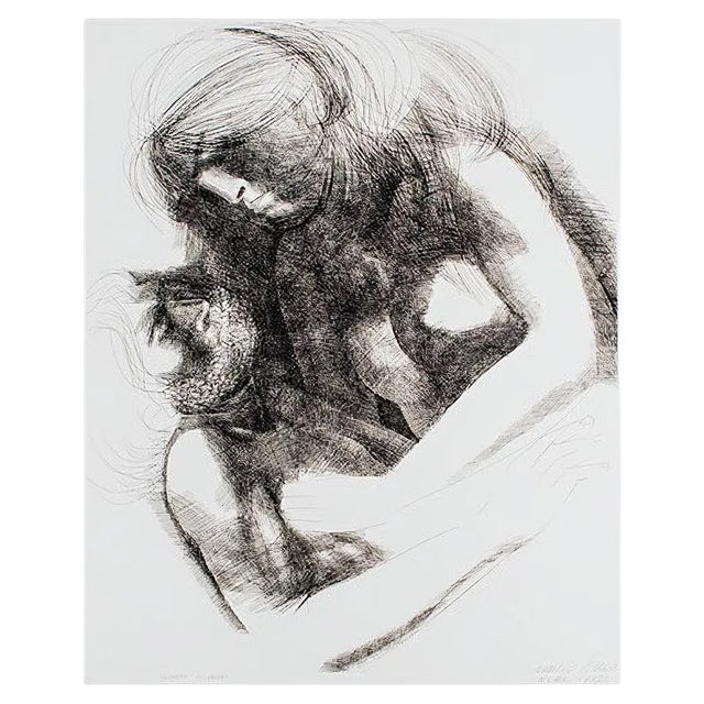 The Return of Ulysses - Original Etching by Emilio Greco - 1972 1971 For Sale