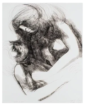 The Return of Ulysses - Original Etching by Emilio Greco - 1972 1971
