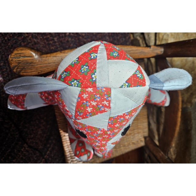 Vintage Quilted Bear For Sale - Image 9 of 12