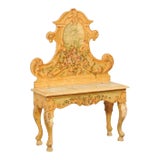 Early 20th Century Antique Hand-Painted Cassapana from Italy For Sale