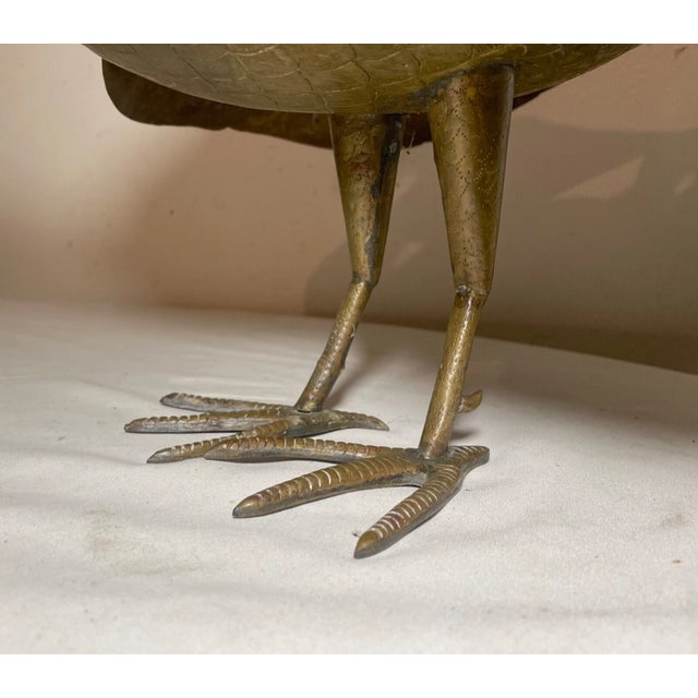 Antique 1800's Handmade Indonesian Theatre Shadow Puppet Garuda Bird Bronze Lamp For Sale In New York - Image 6 of 15