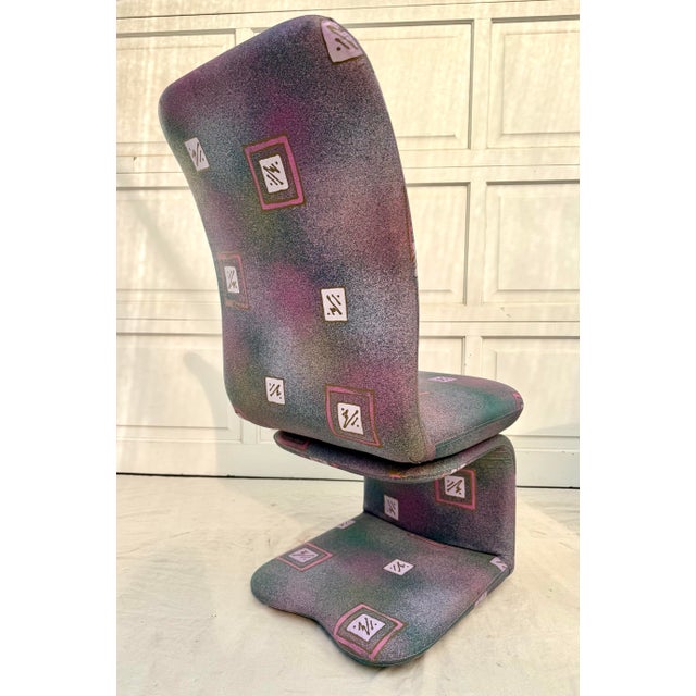 1980's Carson’s Cantilever Sculptural Swivel Lounge Chair, Attributed to Milo Baughman - Sold Individually For Sale - Image 9 of 16