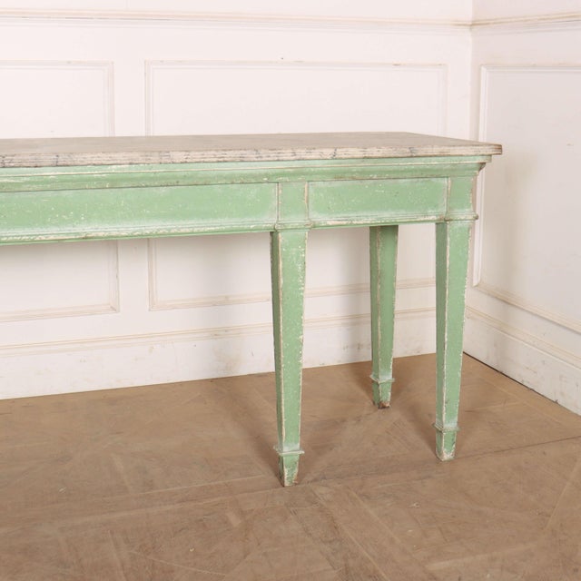 English Painted Console Table For Sale - Image 3 of 11