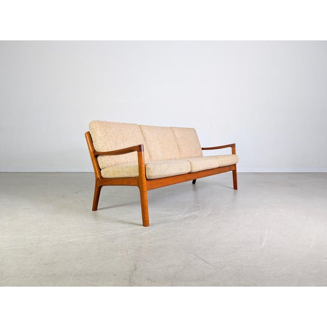 Mid-Century 3-Seater Sofa in Teak by Ole Wanscher for France & Søn / France & Daverkosen For Sale - Image 4 of 15