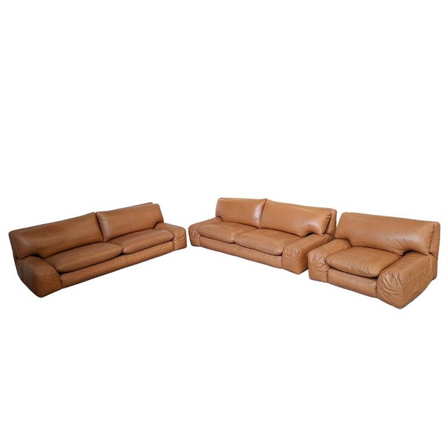 Bengodi Sofa Set by Cini Boeri for Arflex Italia, 1970, Set of 3 For Sale - Image 3 of 15