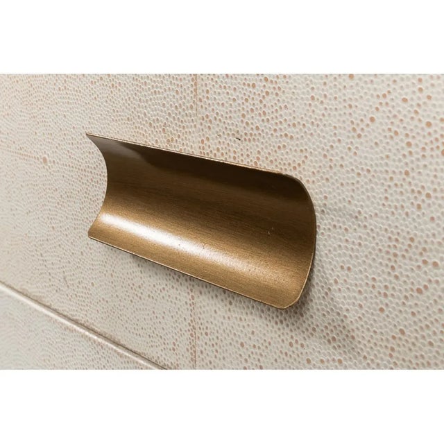 Modern Leather End Table For Sale - Image 4 of 10