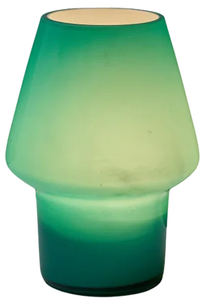 Glass Table Lamp attributed to Uno and Östen Kristiansson for Luxus Vittsjö, Sweden, 1970s