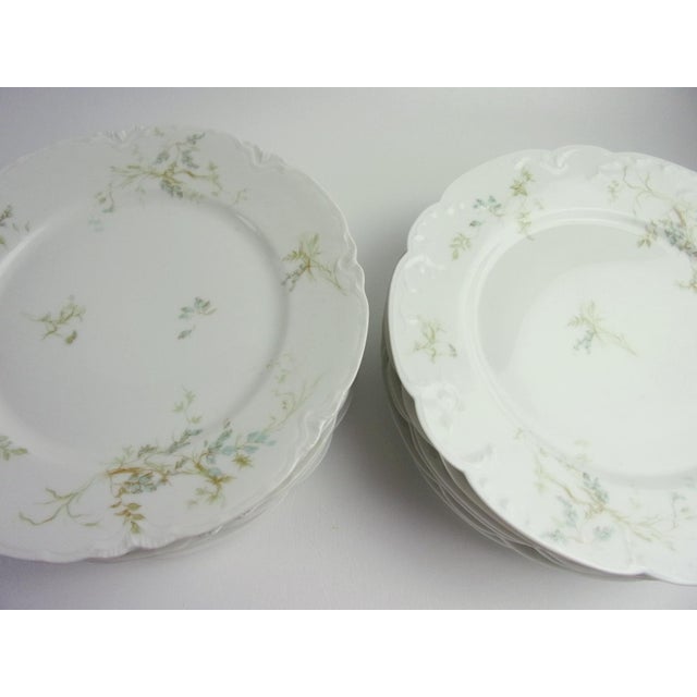 19th Century Antique Haviland Limoges China Schleiger Dinnerware Set
