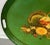 Antique 19th Century French Tole Serving Tray With Mid-Century Decal For Sale In New York - Image 6 of 12
