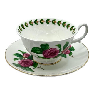 Vintage Sutherland Fine Bone China Teacup and Saucer Set. For Sale