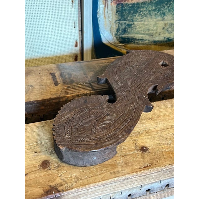 Believed to be architectural salvage that would make a nice stand or riser for your trinkets. Antique and hand carved with...