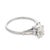 Mid Century Gia 1.18 Carat Old Mine Cut Diamond Platinum Engagement Ring, Size 6.75 For Sale - Image 4 of 8