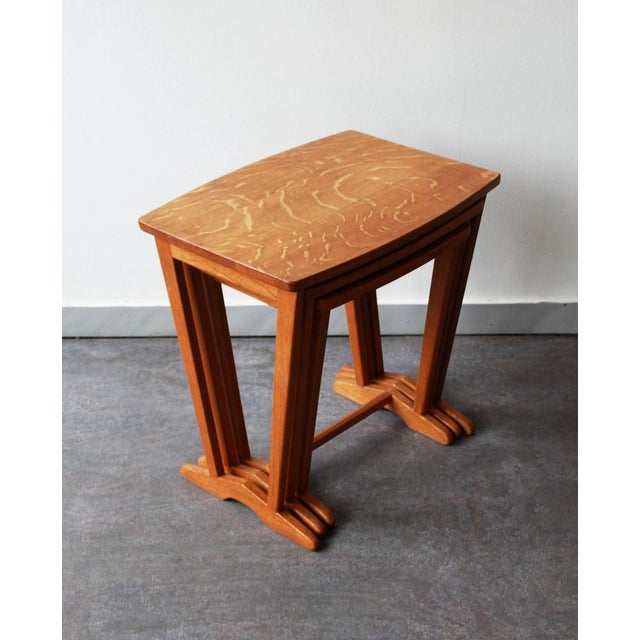 Vintage Danish Nesting Tables, 1960s, Set of 3 For Sale - Image 3 of 9