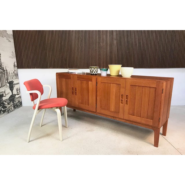 Vintage Danish Solid Teak Sideboard, 1960s For Sale - Image 17 of 18