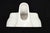 Reclaimed Ceramic White Tub Faucet Cover For Sale - Image 6 of 7
