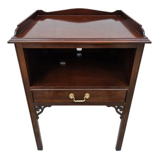 Councill Craftsmen Mahogany Chippendale Nightstand For Sale