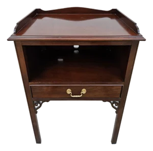 Councill Craftsmen Mahogany Chippendale Nightstand